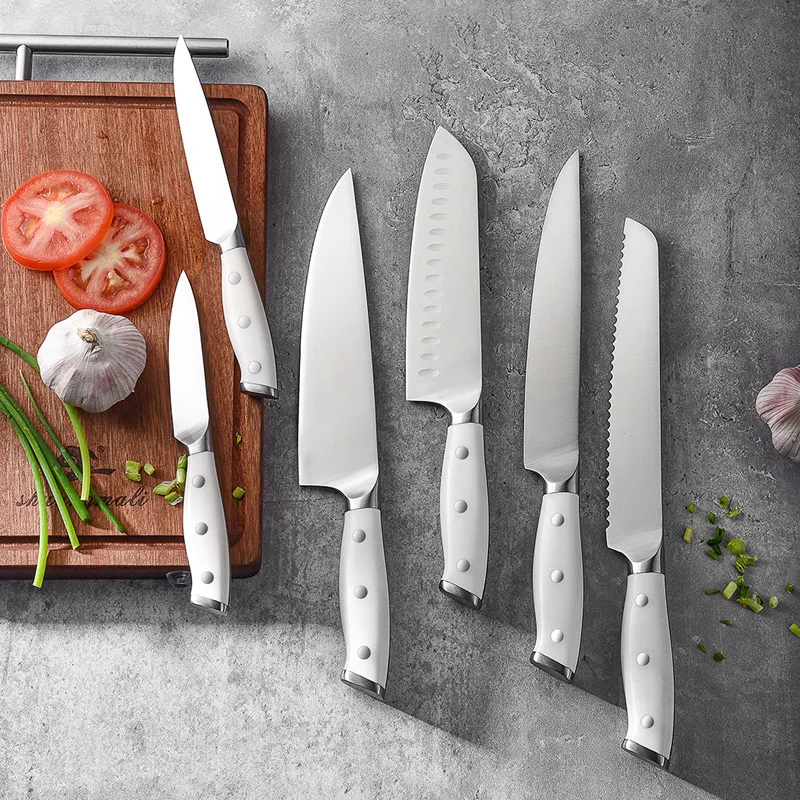 New Design 8 Inch Slicing Knife Super Sharp Stainless Steel Meat Cutting Knife Carving Knife with ABS Handle