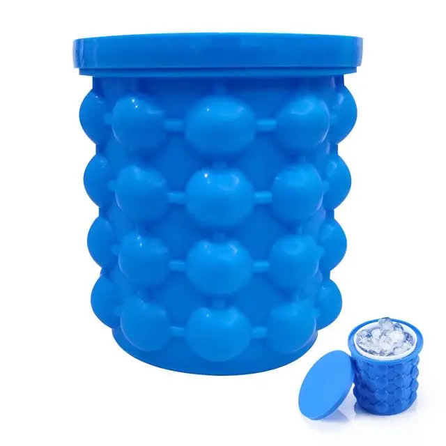 Ice Cube Maker Ice Trays Silicone Mold Kitchen Accessories Ice Ball Maker Silicone Tray Mold Popular 2022 Shape of The Barrel