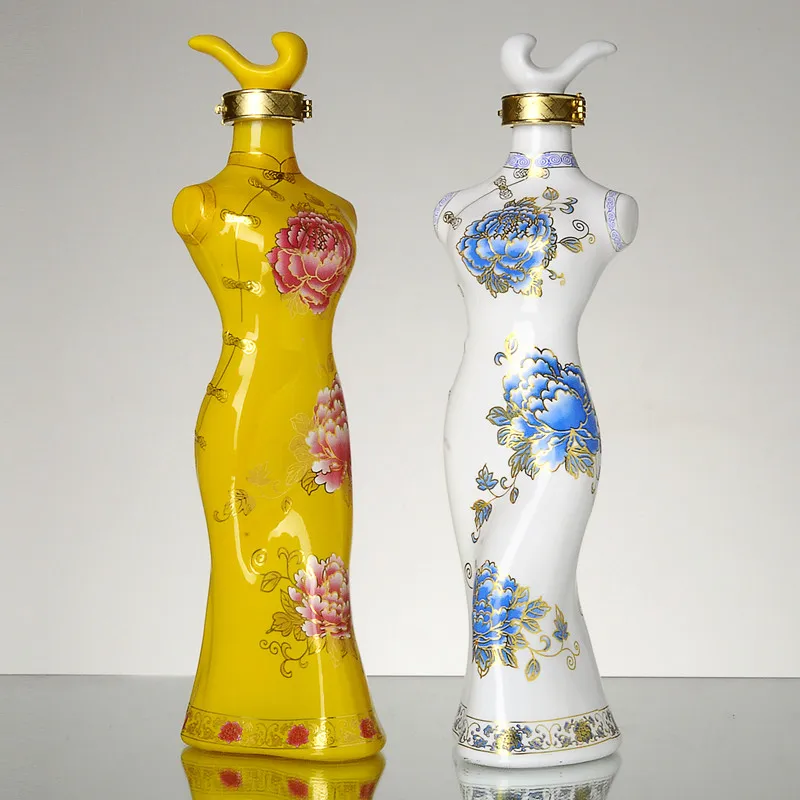 Shandong Yuncheng Customized Frosted 750ml Vodka Glass Custom Spirit Bottles