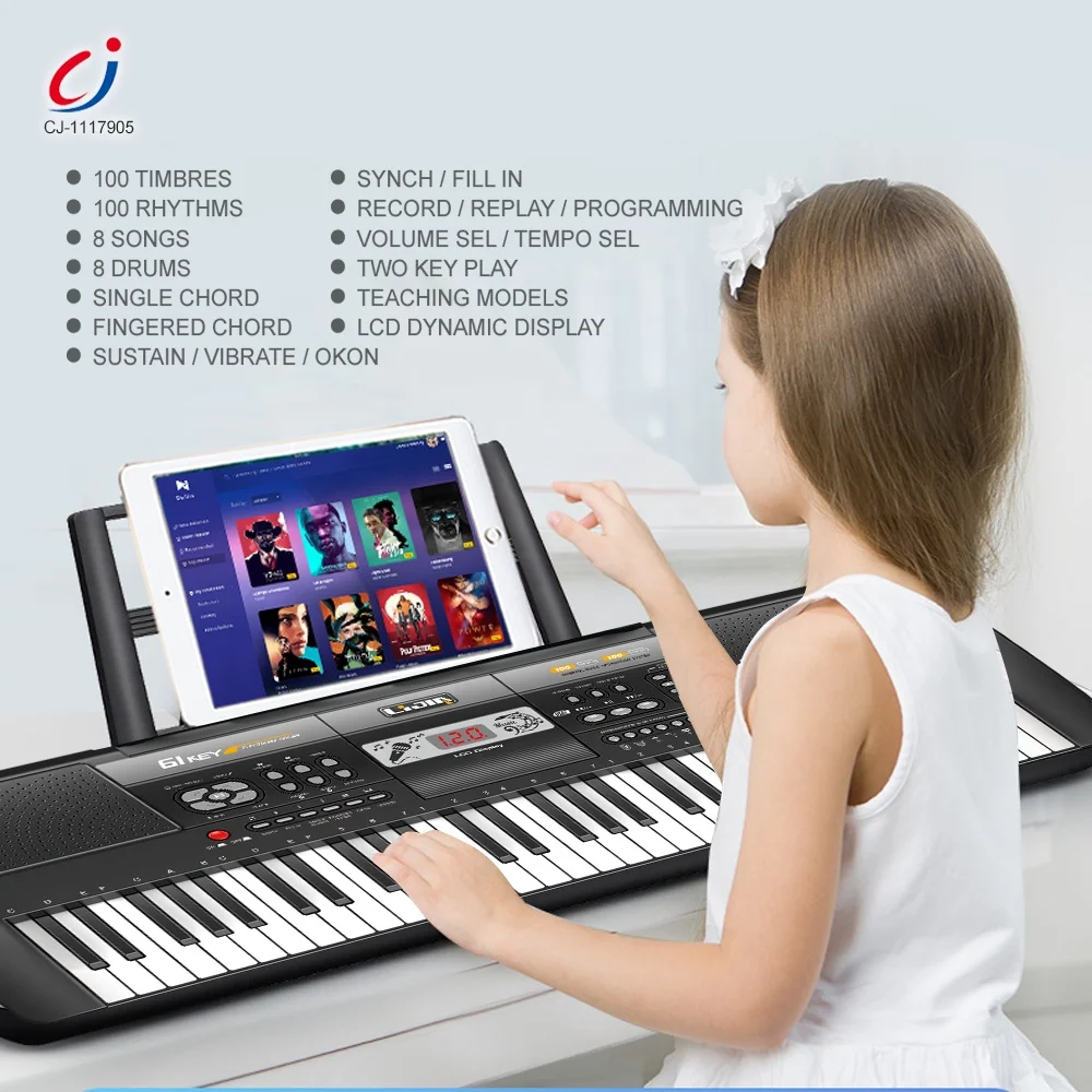 Профессиональный электронный орган музыкальные инструменты клавиатура фортепиано 61 клавиша