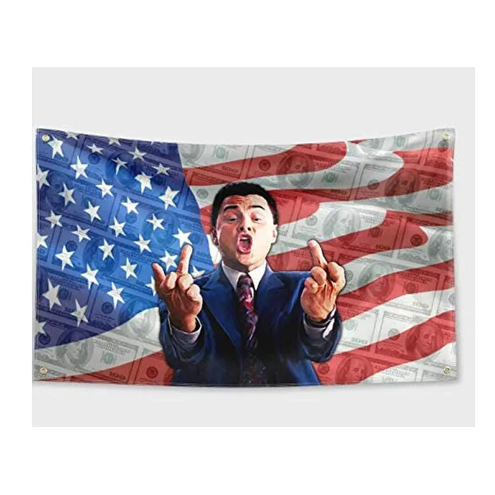 
Custom Good Quality The Wolf Banner Flag 3x5Feet for College 