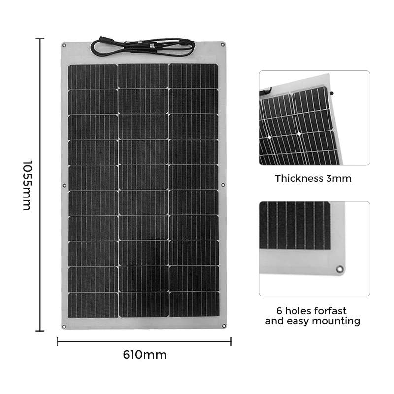 Favourite Desun 200w poly solar panels 250w watt 18v poly solar panel 100w poly 21 watt monocrystalline photovoltaic solar panel