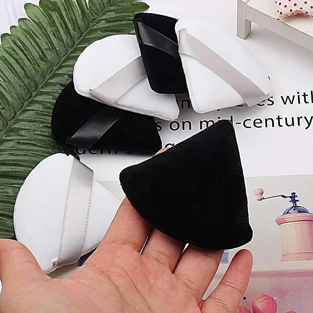 Triangle Soft Face Makeup Powder Puff Face Triangle Makeup Puff Private Label Triangle Powder Puff For Body