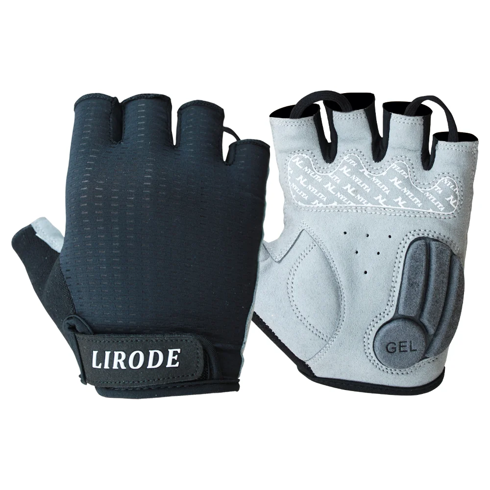 Customized Small Size Cool Cut Finger Cycling Gloves Thin Lightweight Bike Gloves For Child