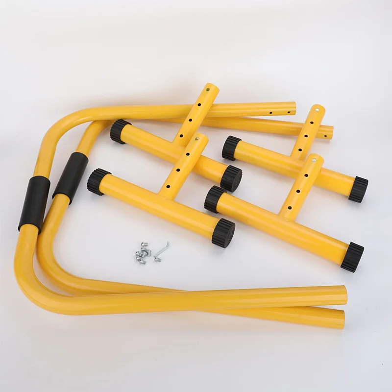 Dip Bar Station Pull Up Portable Double Rod Calisthenics Hand Stand With 4 Height Level Push Up Rack Stretch Stand