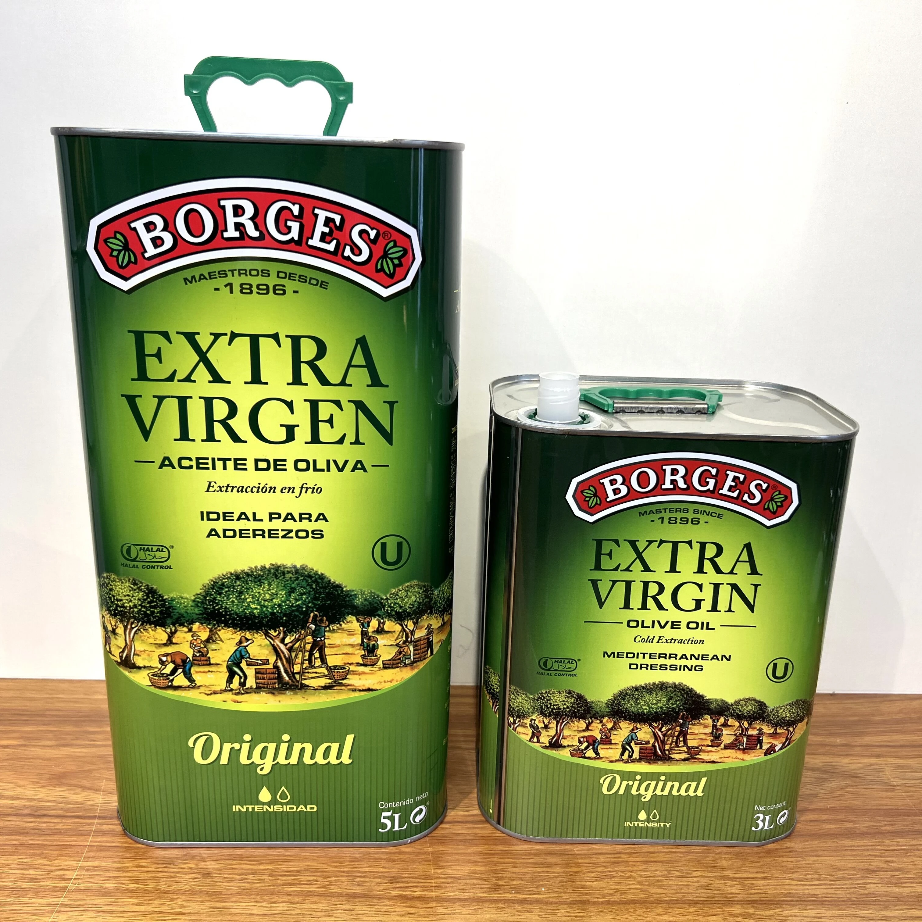 Custom Empty 500ml 750ml 1L 3L square Rectangular Olive oil tin Can packaging Edible Oil Metal cans with Plastic lids