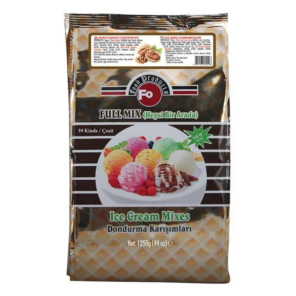 Walnut Flavored Ice Cream Powder Mix 1250g