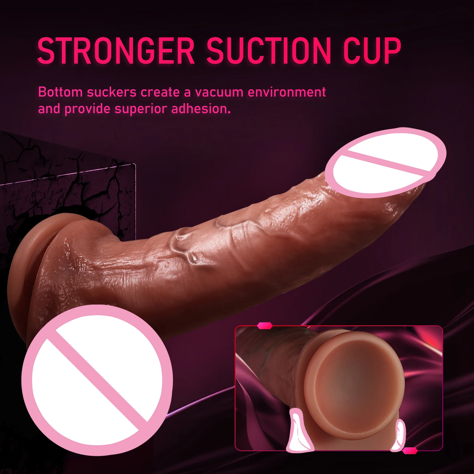 AAV Original factory huge silicone thrusting para mujer 12 inch realistic big Vibrator dildos for women
