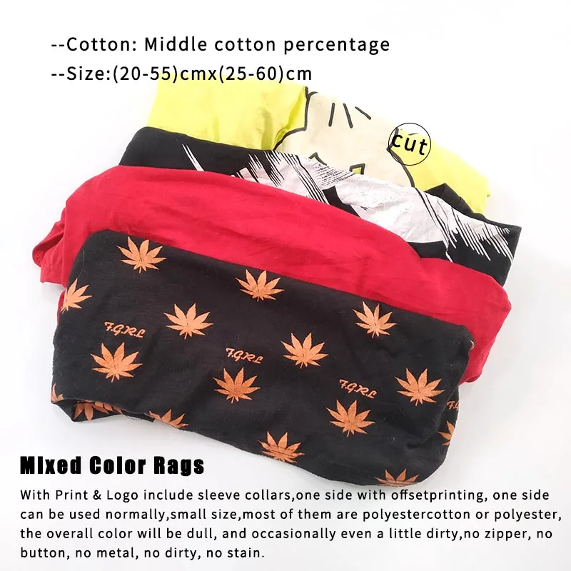 Water & Oil Absorbency Oil Absorption Sterilized Bulk Rags Cotton RagsTextile Waste With Best Cotton Rags