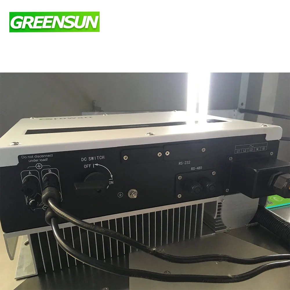Growatt MAX 125 kw solar inverter mppt 100kw 110kw power inverter  125kw solar grid tie inverter