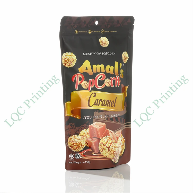 Custom printed ziplock snacks food packaging bag stand up pouch with clear window for tortilla corn potato chips crisps puff