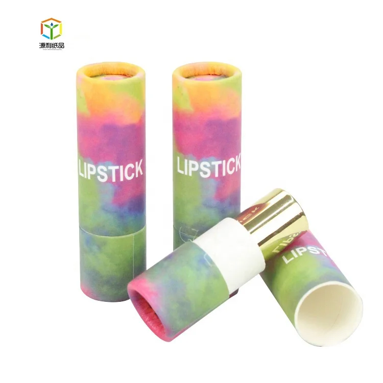 High quality  manufacturer  kraft cardboard paper tube recycled custom paper tube for lip balm