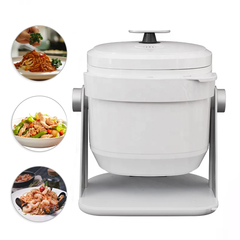 GT7H3D Home Automatic Fried Rice Machine Kitchen Electric Automatic Stir Fry Machine Cooking Robot Rotating Fried Rice Robot