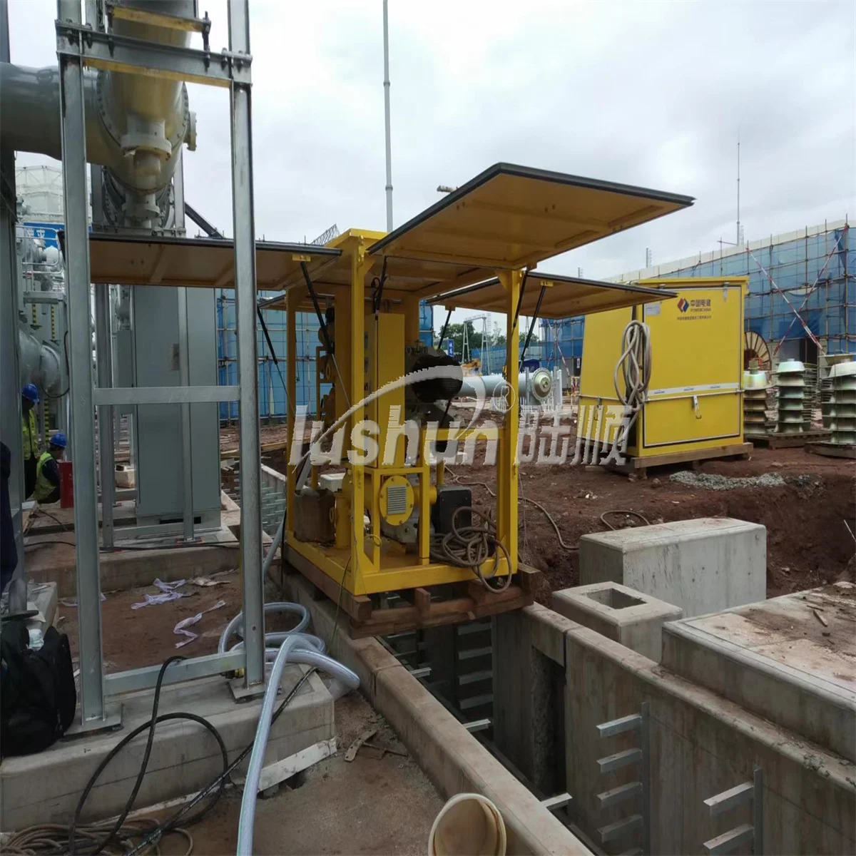 Automatically Start Oil Purifier Machine Vacuum Pump Unit Vacuum Pumping System