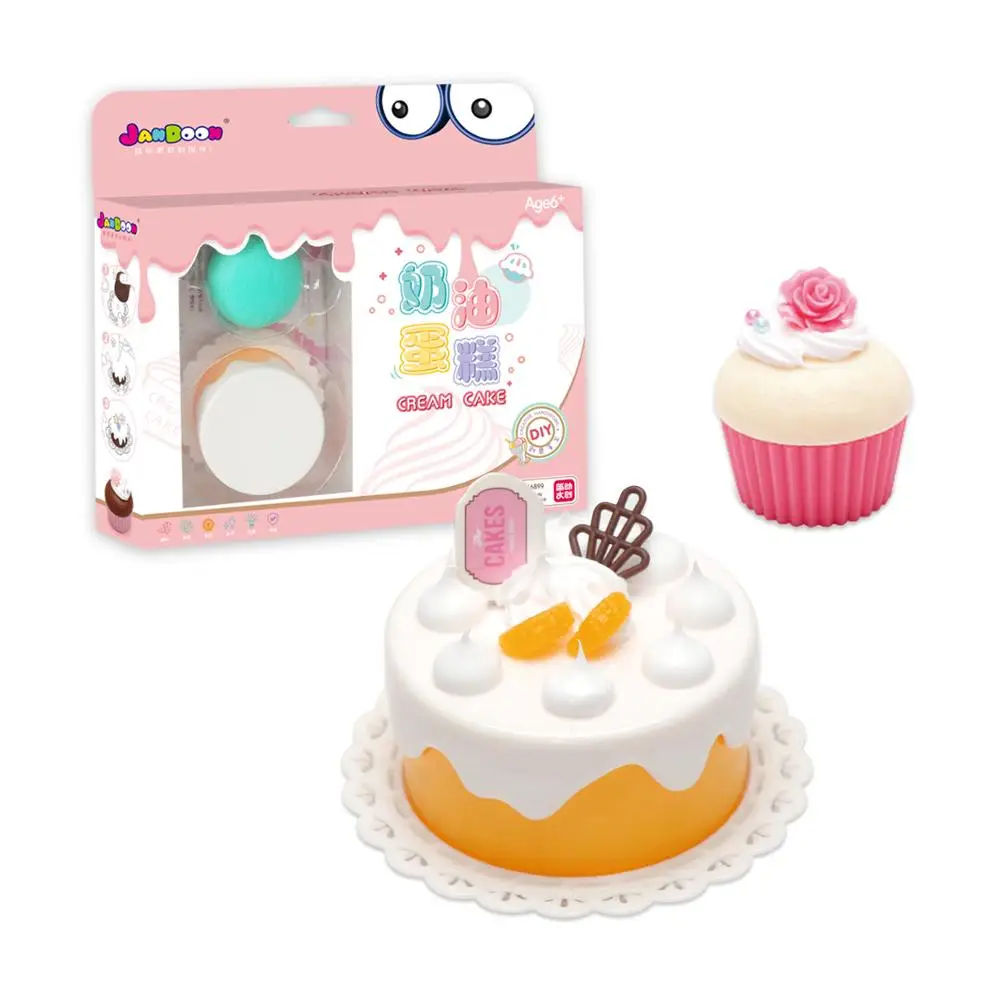 
Новое поступление от Jandoon, 2 шт., кексы, Набор для творчества, детские игрушки, ролевые игры, кухонные наборы для детей 