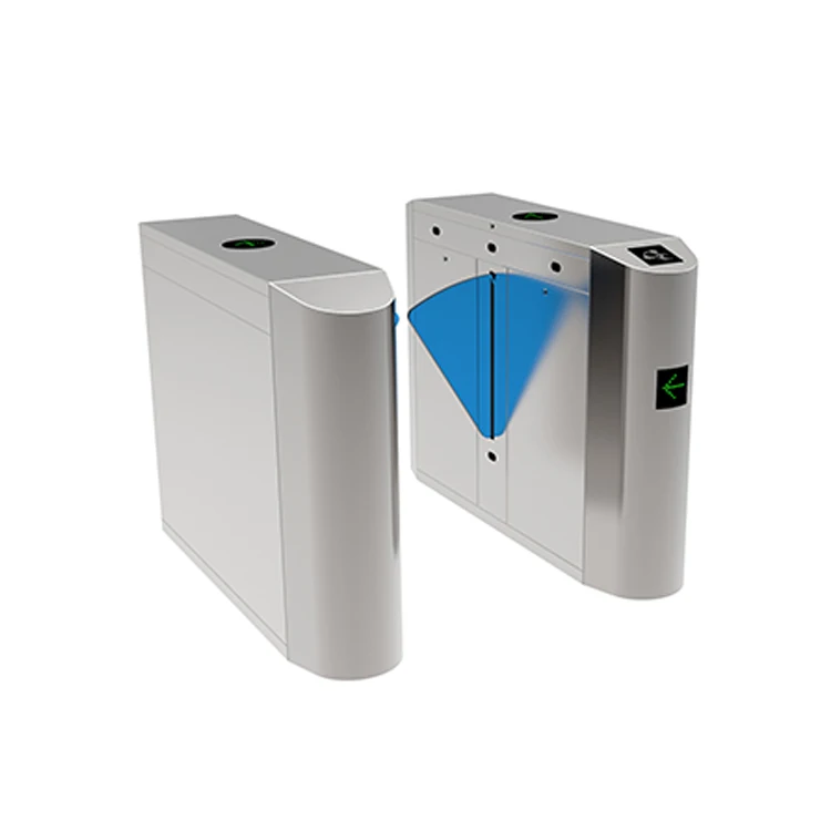 Flap Barrier Gate Access Control Fast Speed High Security Flap Turnstile