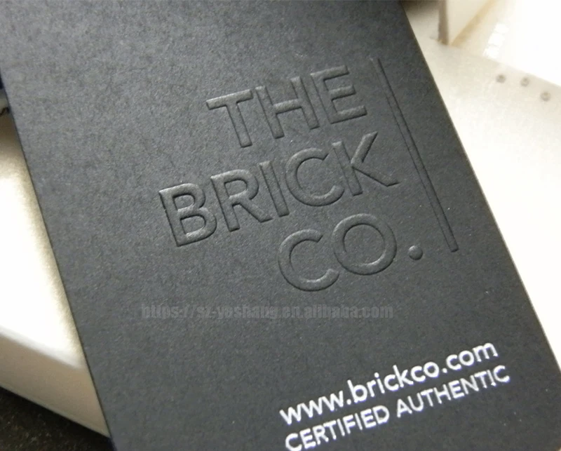 3d blind letterpress black create visiting card online design printing business cards embossed