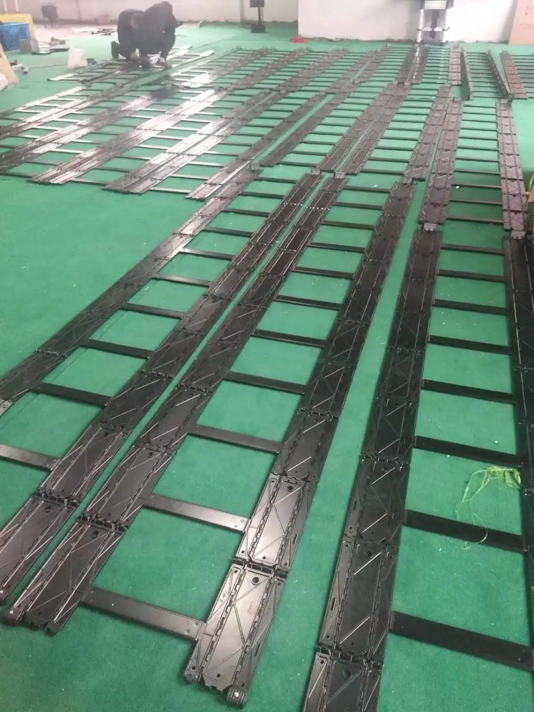 Tactical Folding Ladder 1.8M 2.4m 3M Aluminum Fold Up Extended For Roof  Fire Escape Tool