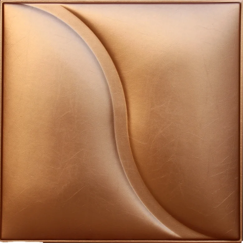 Embossed Faux Leather PU Foam Panel