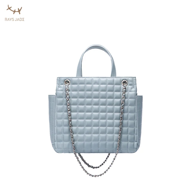 New Mochila Para Damas Latest Fashion Vegan Leather Women Backpack Wholesale Price Ladies PU Quilted Geometric Backpack