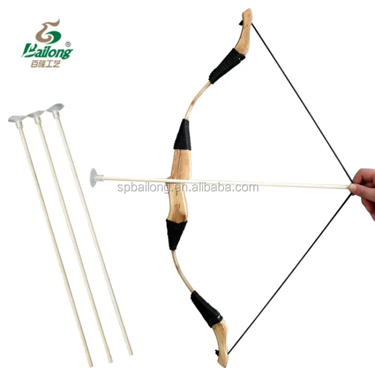 Наружная стрельба игра деревянный бамбук подарок для мальчика Детская игрушка лук и стрела набор archary