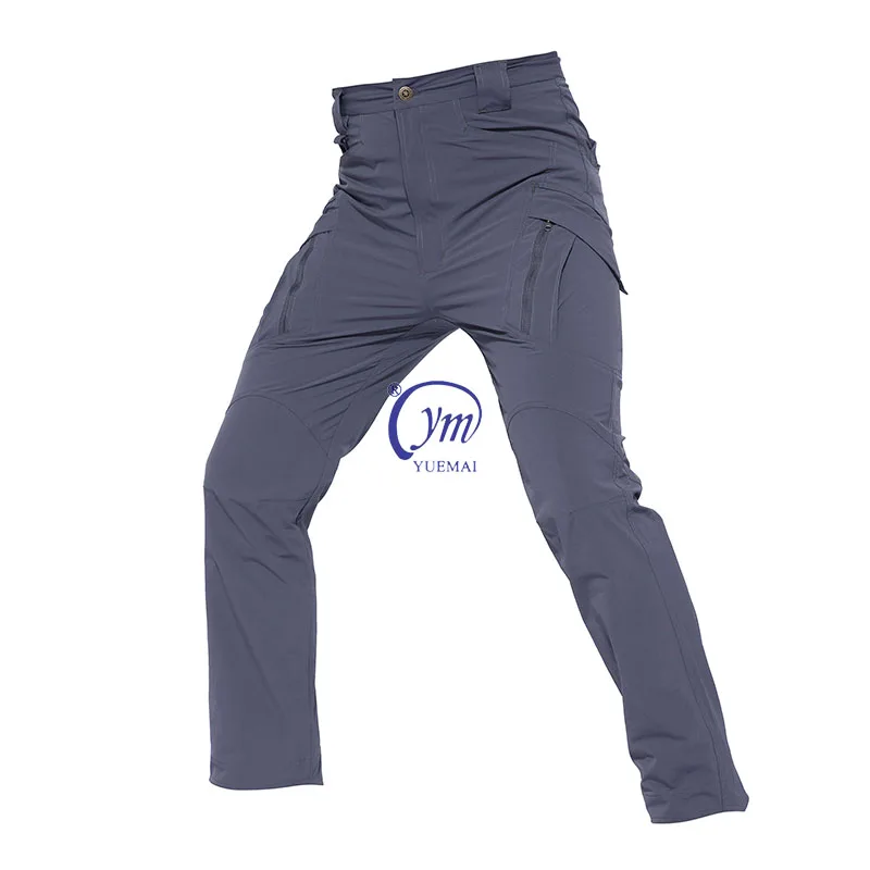 YUEMAI Multi-Pockets Trekking Anti-stretch Dustproof Heated Quick Dry  Tactical Trousers