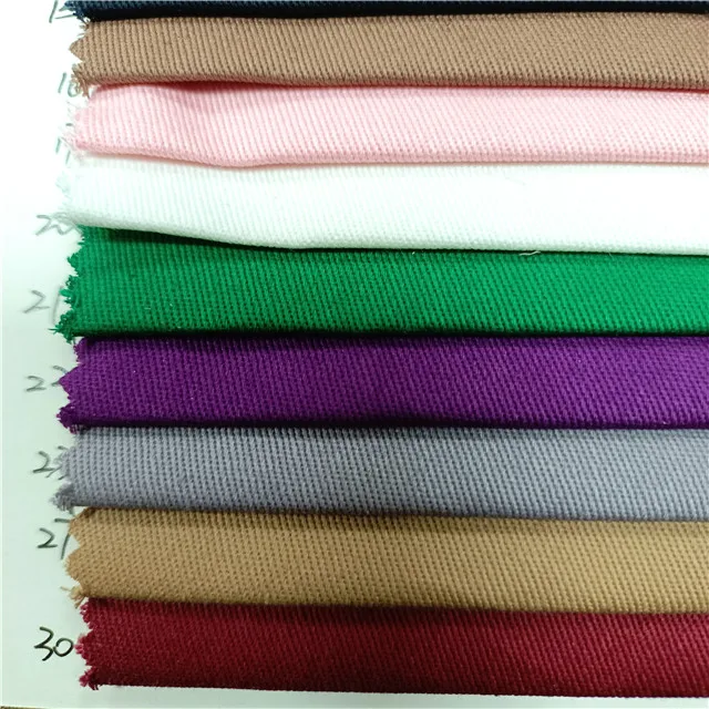 Good quality cotton spandex fabric roll woven textiles 97 cotton 3 spandex twill men pants fabric