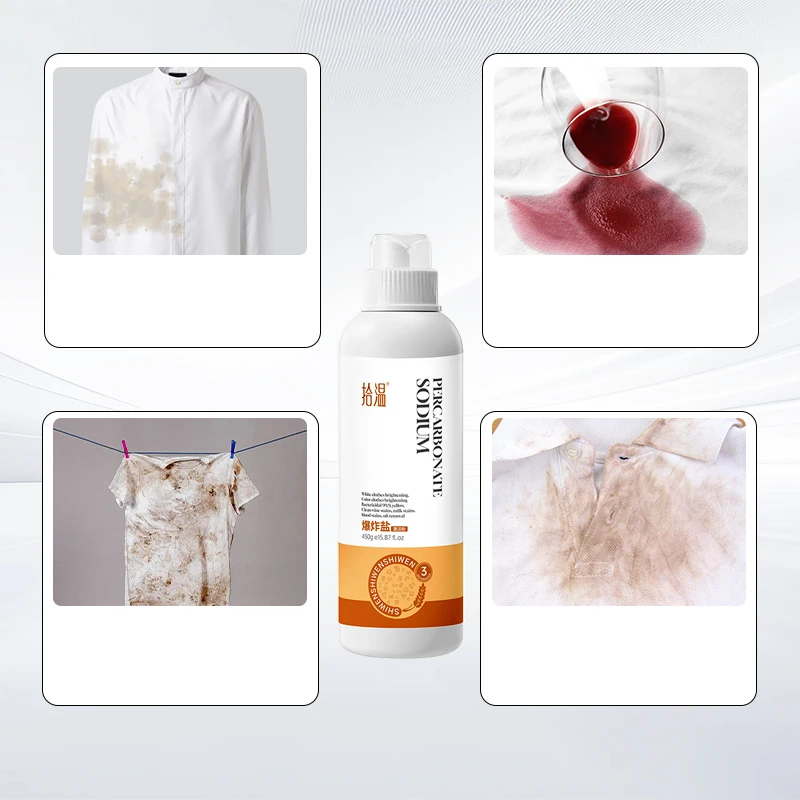 Wholesale clothing explosive salt household laundry detergent cleaning powder bleach powder