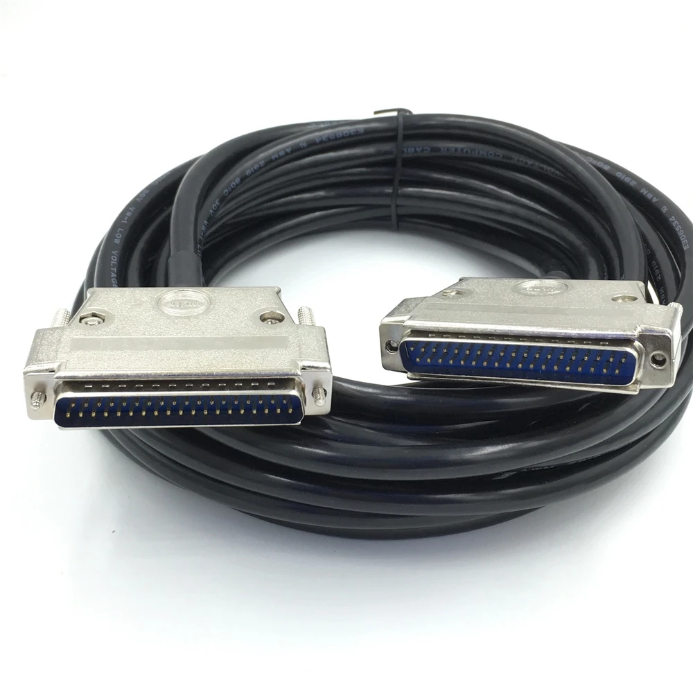 Hot DB37 Data Cable Male to Female Male to Male Female to Female 37 Pin Extension Cable 28AWG OD 10mm Pure Copper Double Shield