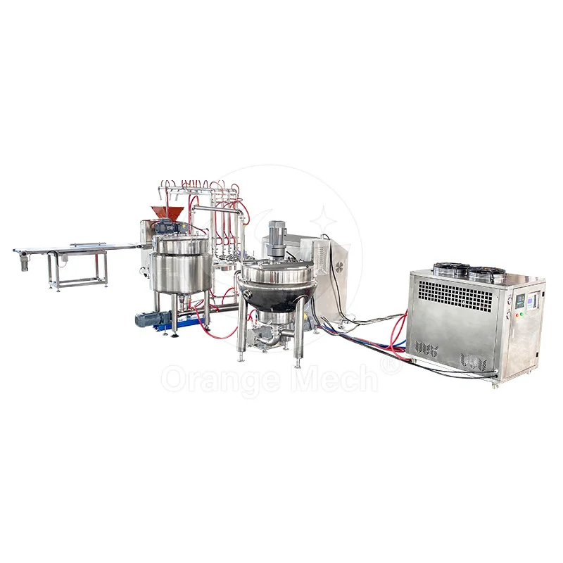 Sugar Melting Machine Syrup Cooker Mashmallow Cream Aerating Extruder Soft Cotton Candy Depositing Machine