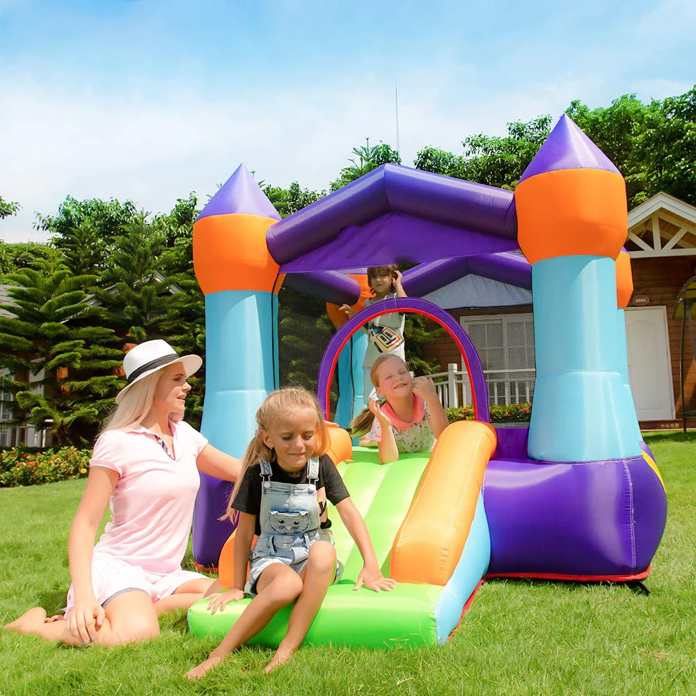 kids inflatable  commercial giant play house  bounce bouncing for party