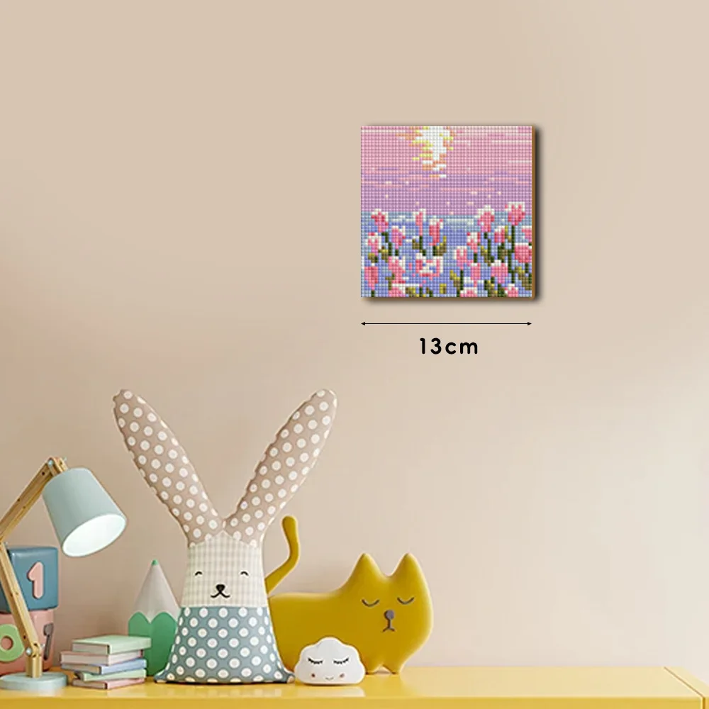 13x13cm Diy Mosaic Diamond Embroidery Photo Custom Rhinestone Mini Diamond Painting Drop Shipping