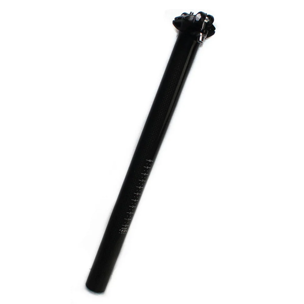 Lightweight carbon fiber bicycle seat post/27.2/30.8/31.6 MTB fixed gear seat post straight seat post