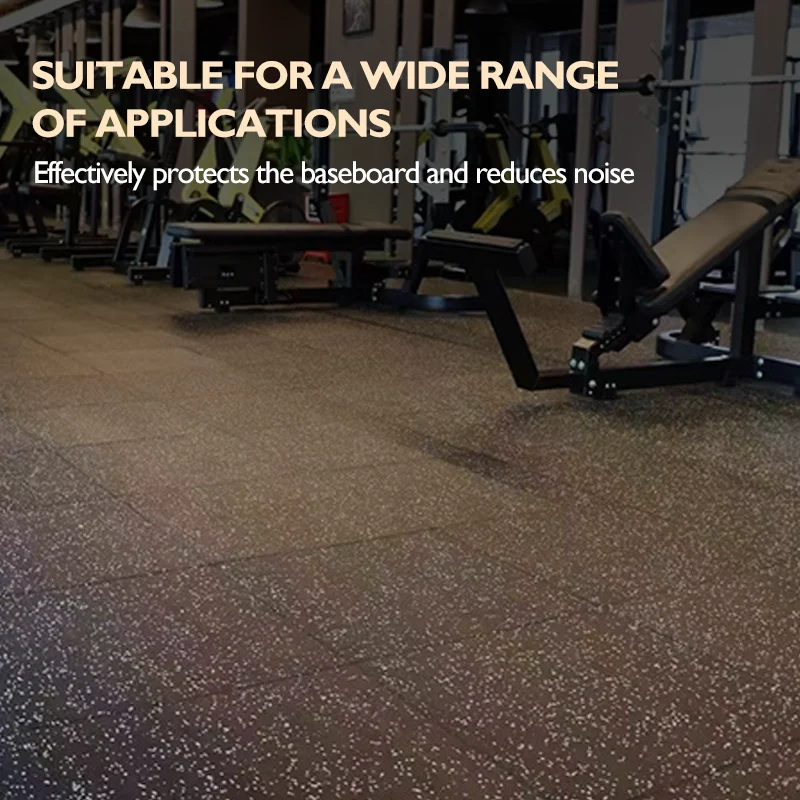 Anti-Skid And Wear-Resistant For Workout Rubber Mat For Indoor Playground Flooring Gym Rubber Flooring