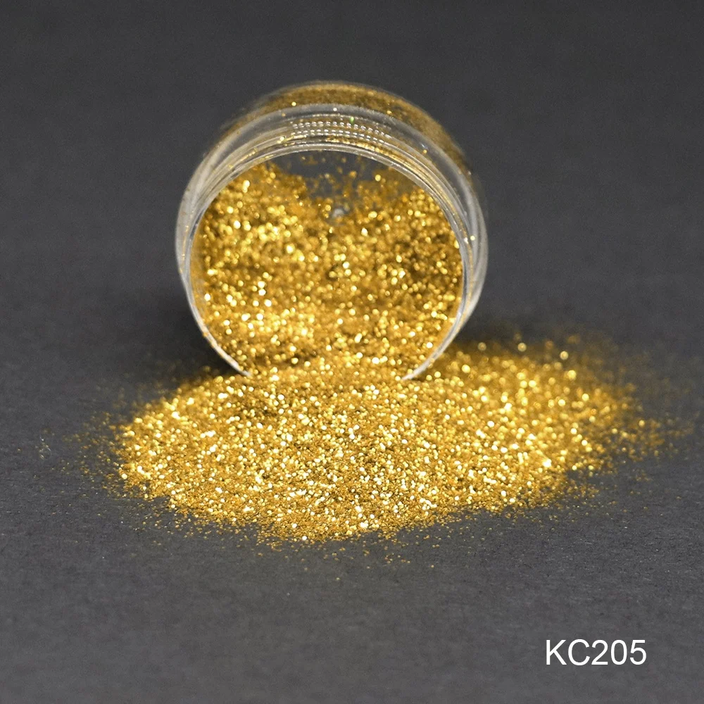 Factory price Golden Solid Glitter Powder nail pigment for fish lure