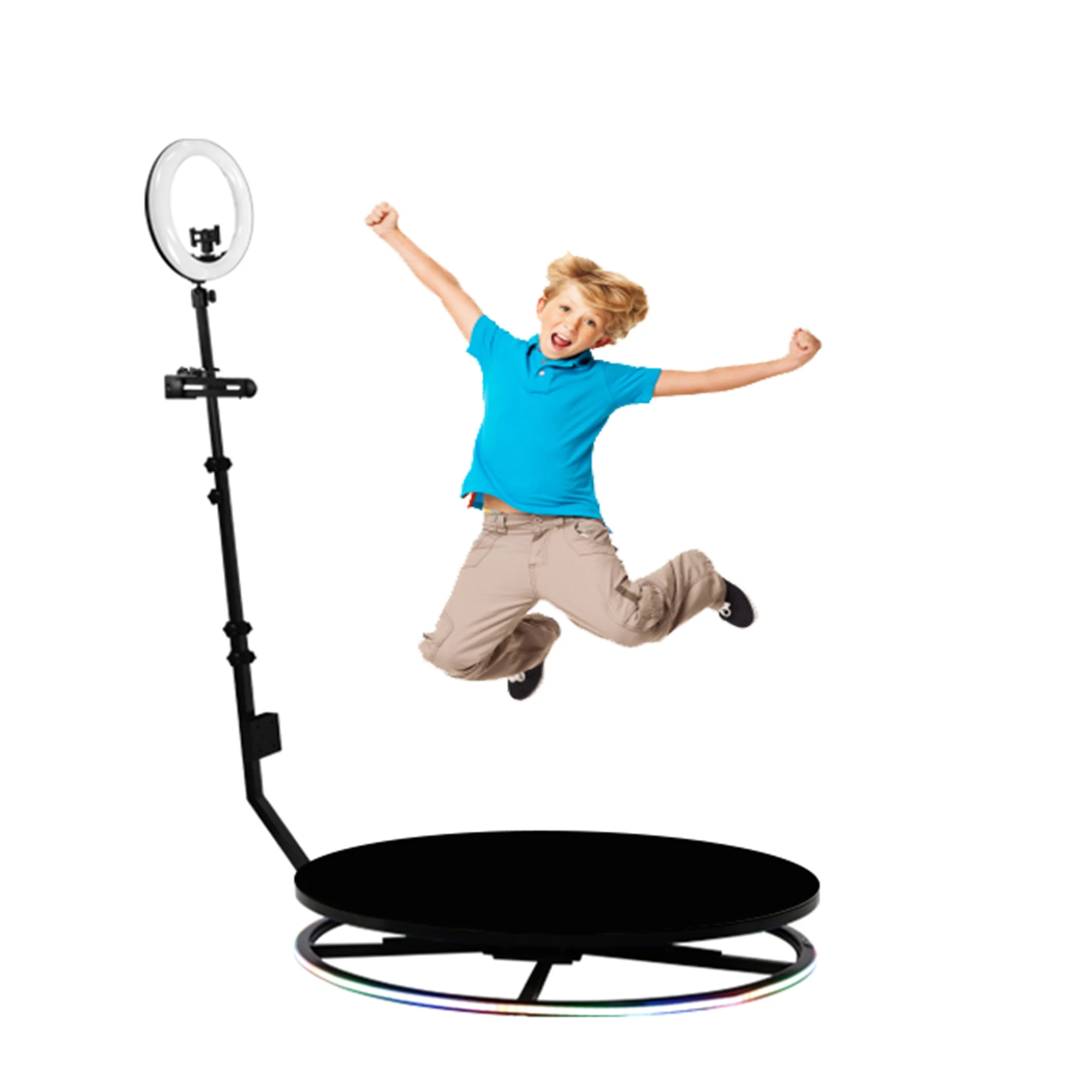 68cm 360 Rotating Camera Photo Booth Vending Machine 360 Video Booth Live Broadcast Platform