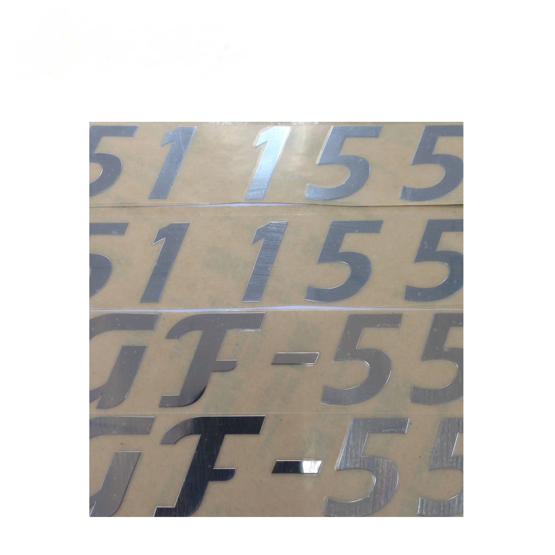 Watch dial Customized logo Metal Electroforming Foil Self Adhesive Label Sticker