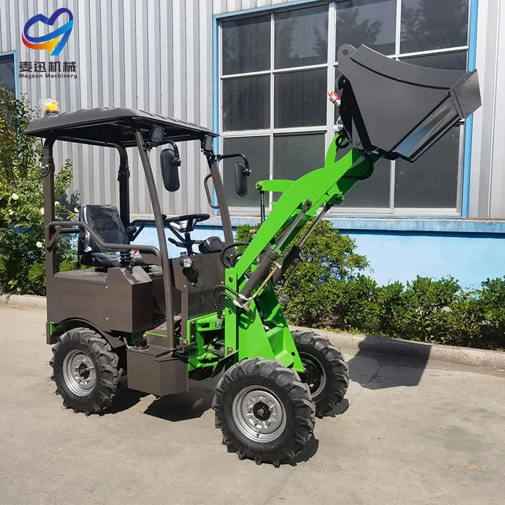 JK10 20 Hot Sale Mini Small Tractor with Front End Loader and Backhoe Max UNIQUE Diesel Travel