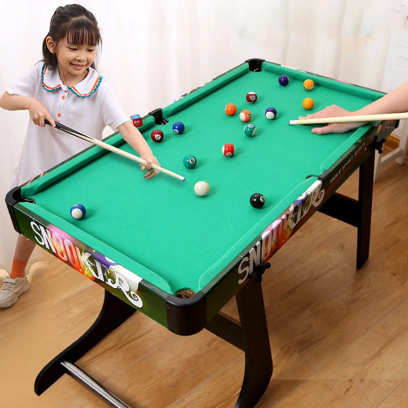 Folding Billiard Mini Pool Table Top Games with 16 Pool Balls 2 Cues 1 Triangle Rack 2 Chalks 1 Table Brush