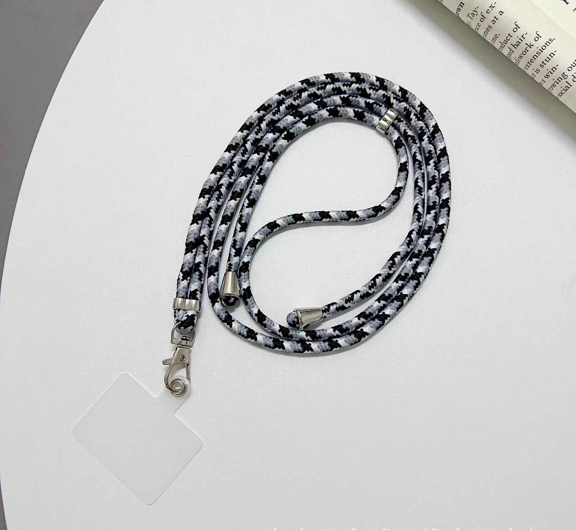 For all phone smartphone universal size adjustable strap tether patch mobile cell phone PVC+nylon lanyard