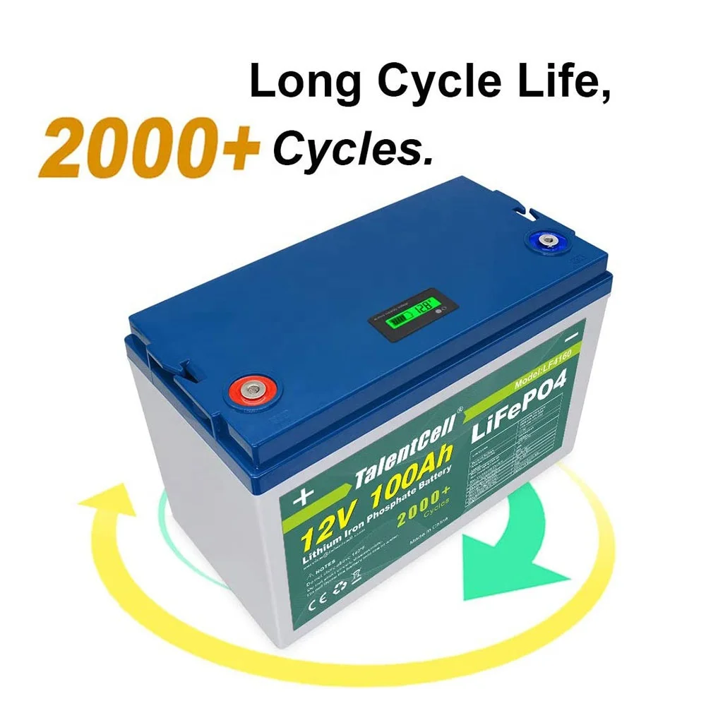 
Fast Delivery Storage Battery Pack Deep Cycle 32700 100Ah 12V Built In Cell Balance Board BMS LiFePO4 Rechargeable Battery 
