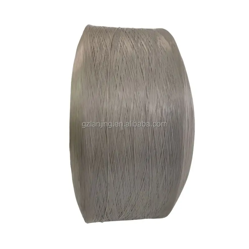 A8--- Red Anti-Fungal 100% Polypropylene PP Yarn Intermingled Style for Shoelaces