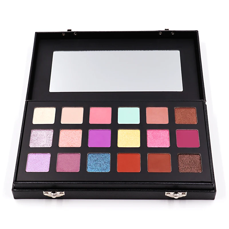 NEW Cosmetics Professional 18 Color Eye Shadow Makeup Silky Smooth Texture Shimmer Eyeshadow Palette