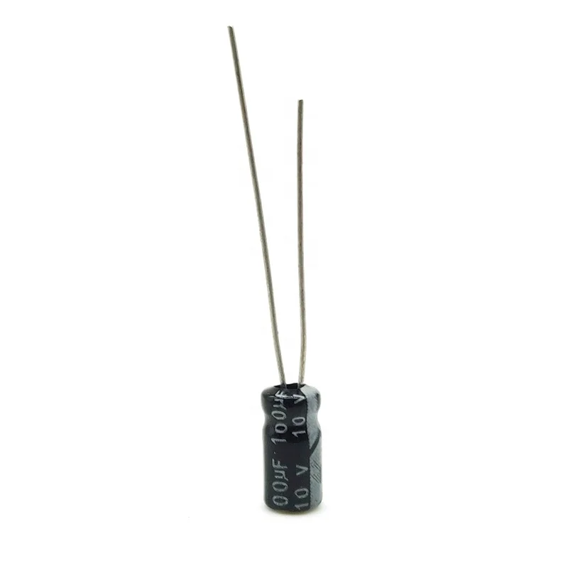
Electrolytic Capacitor 10V 100uF 4*7MM 20% Direct-inserted Aluminum Electrolytic Capacitor 1000PCS/Bag 