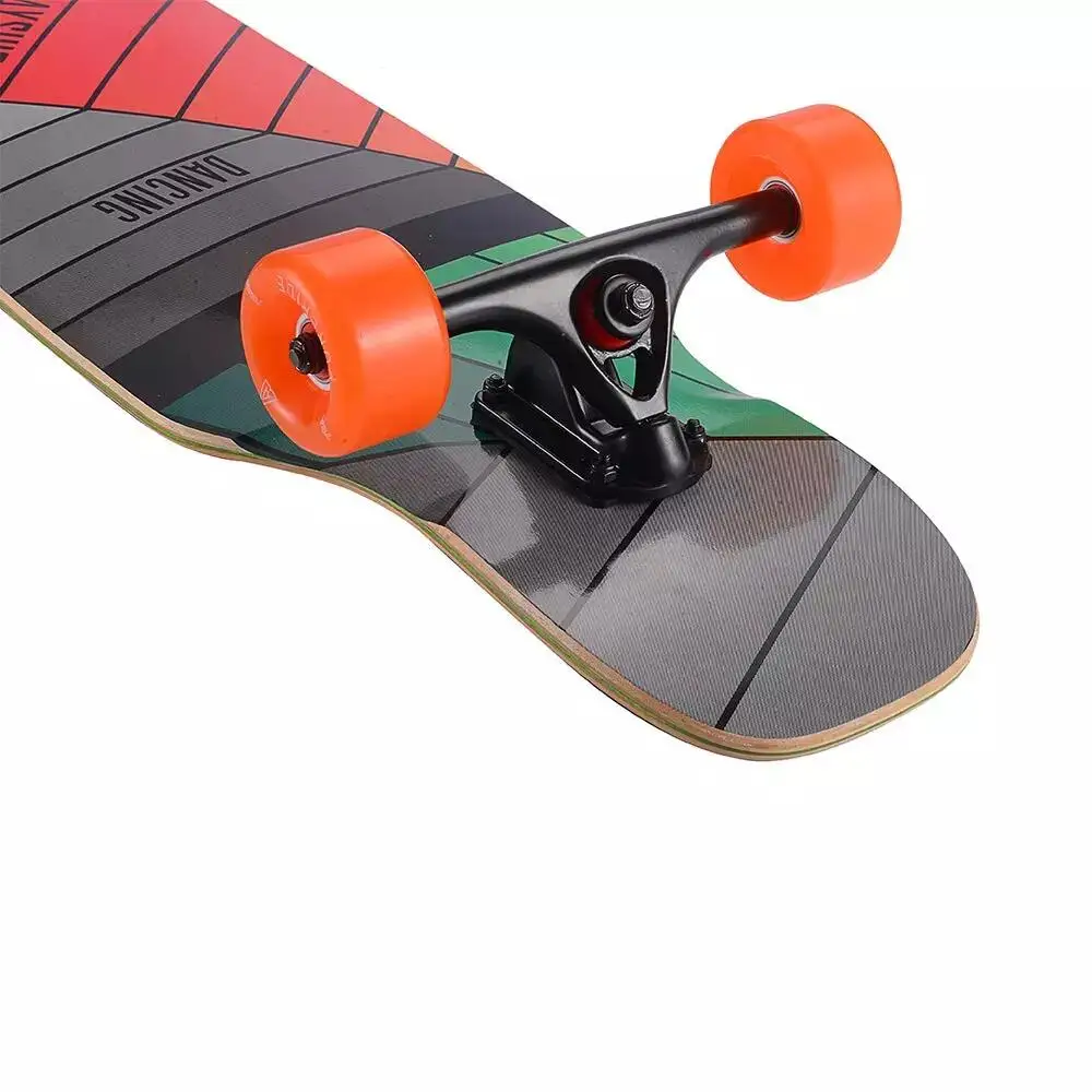Funshion  44 Inch 46 inch Canadian/China northeast 8 ply Maple freestyle  Dancing Longboard  for girls