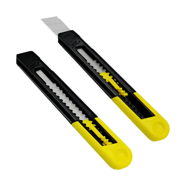 Производство низкая цена оптовая продажа профессиональный нож с автоматическим замком лезвие для бумажной коробки резак безопасный портативный