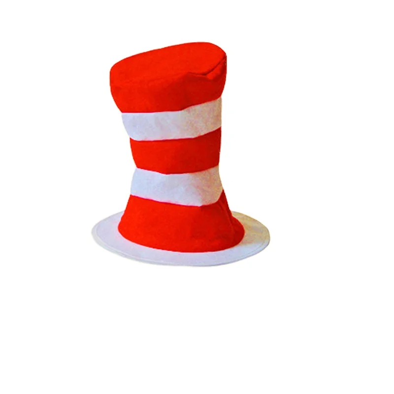 3 Pack Kids Cat Costume Kit Including Red White Top Hat Headband Gloves Bowtie Skirt Tail For Halloween School Day