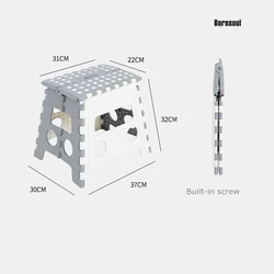 plastic foot step stool with screws EN14183 Certificated