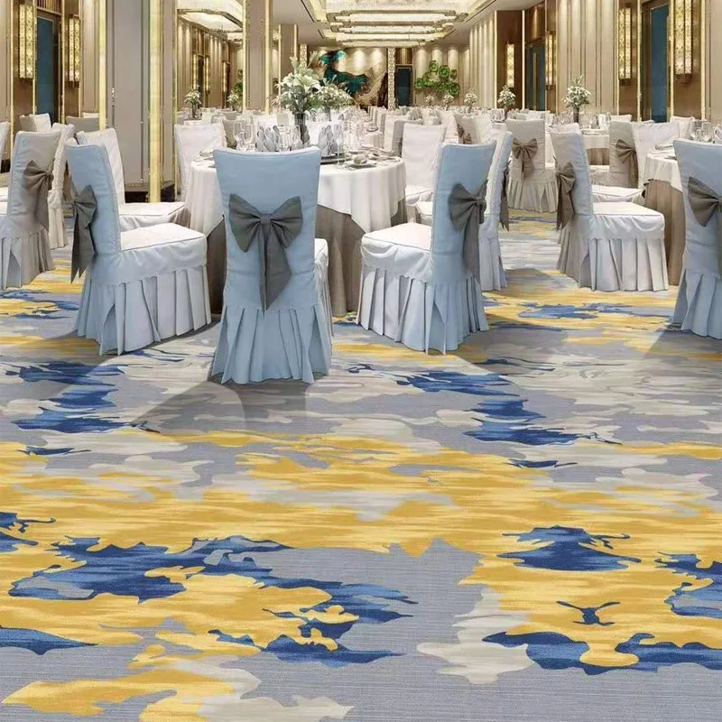 Hd Printing Carpet Hotel Printed Carpet Corridor Cinema Ktv Bar Club Casino Conference Room Billiard Hall Fireproof Floor Rugs