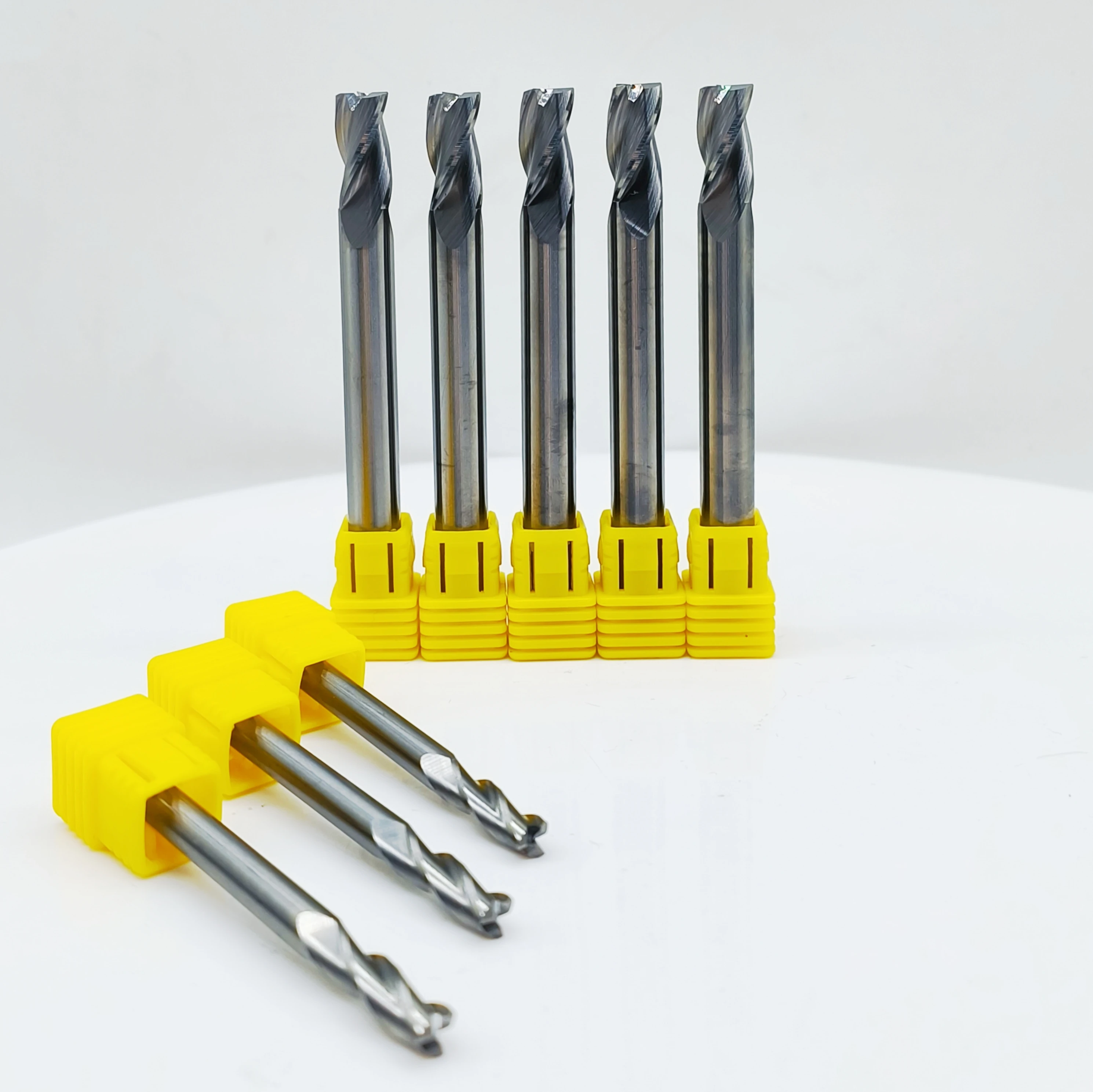 High quality custom spiral tungsten steel solid carbide end milling cutter cnc